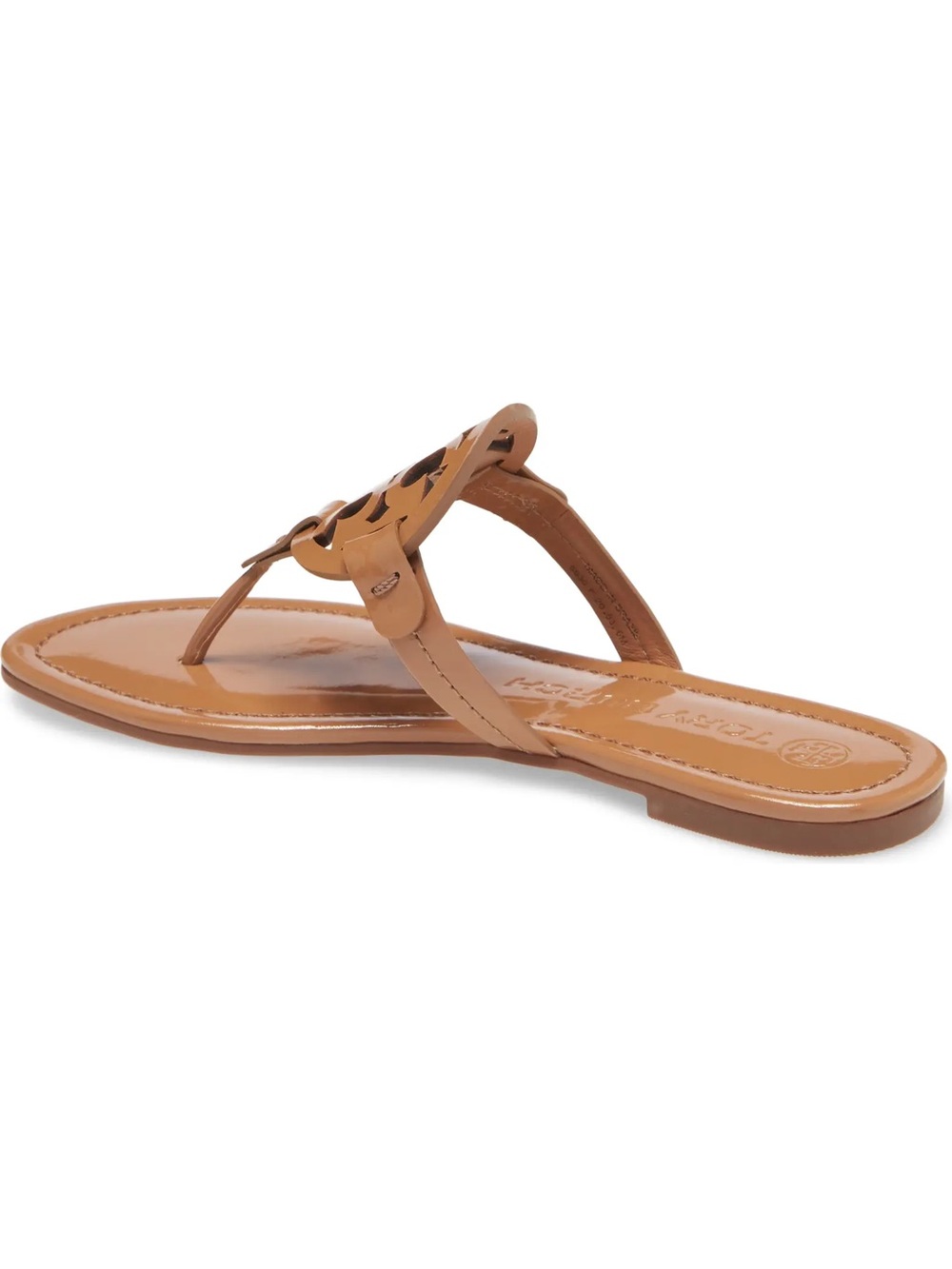 Tory Burch Tan Patent Miller Sandal - Size 8 - Picture 2 of 5